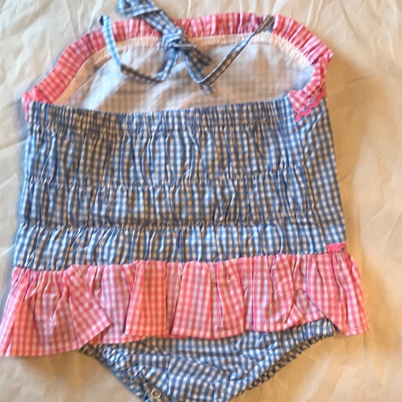 Sold! NEW Smocked swimsuit /sunsuit LIL’ CACTUS 18/24 💖sold! - Picture 2 of 3